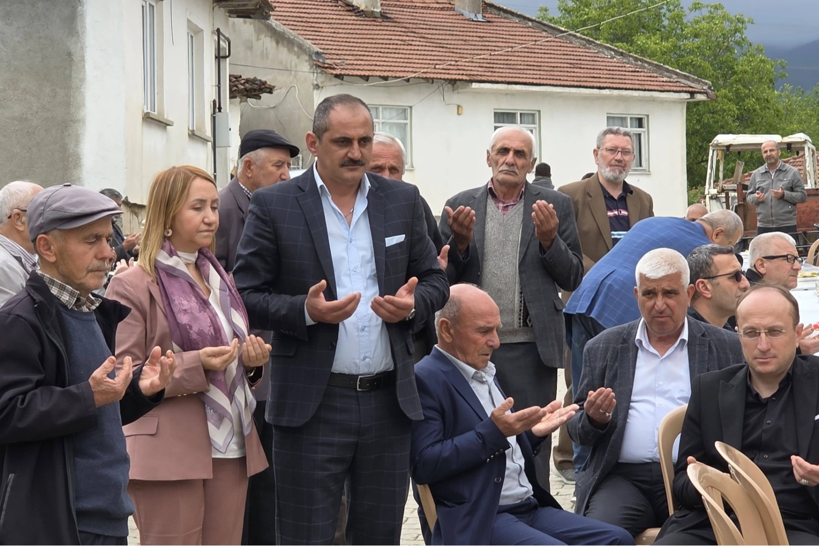 Bayramda yağmur şükür duası yapıldı