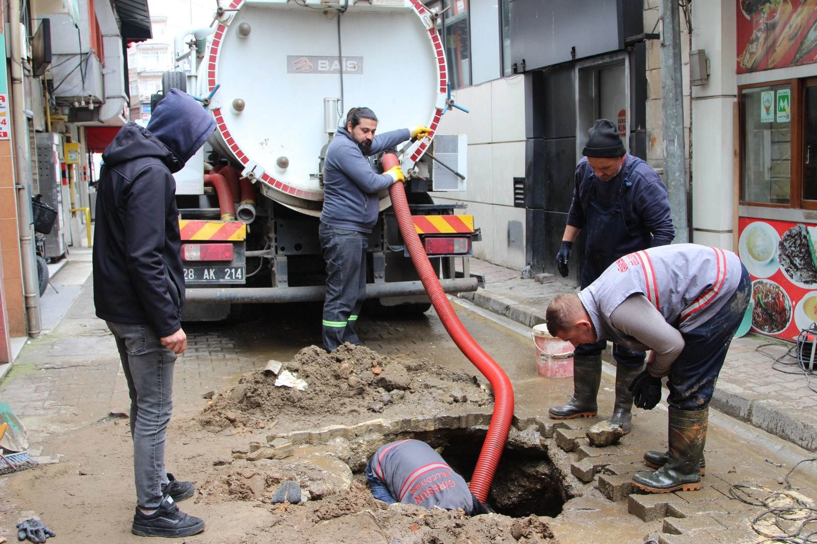 Giresun şehir genelinde yoğun çalışma
