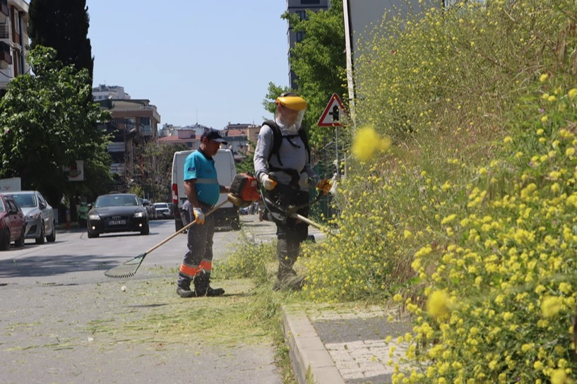 İstanbul Maltepe’de çevre düzenleme çalışmaları sürüyor