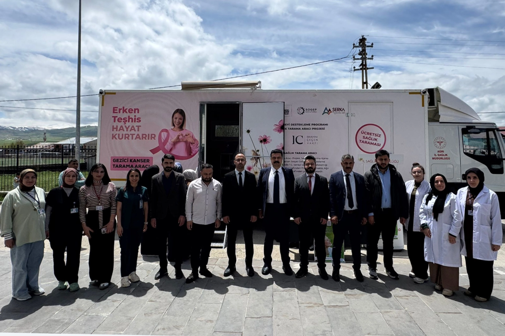 Ağrı İl Sağlık'tan mobil kanser tarama hizmetlerine yerinde inceleme