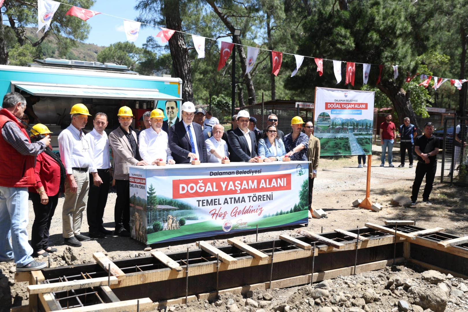 Muğla Dalaman’da Doğal Yaşam Alanı temeli atıldı