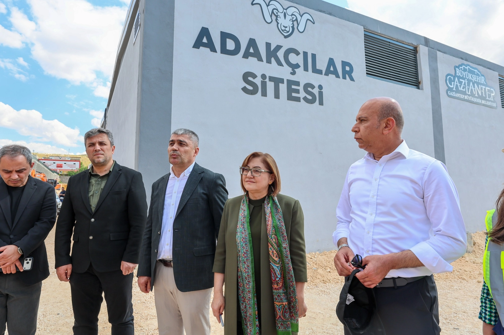 Gaziantep Besi OSB'deki yeni siteye yakın mercek