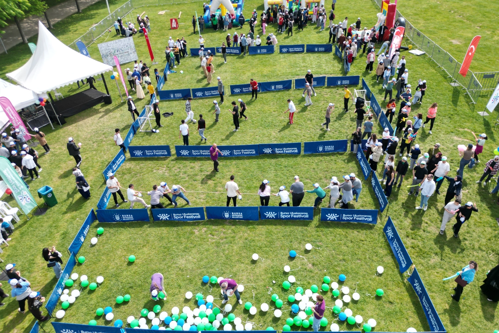 Spor Festivali’nde Bursalı özel çocukların mutlu günü