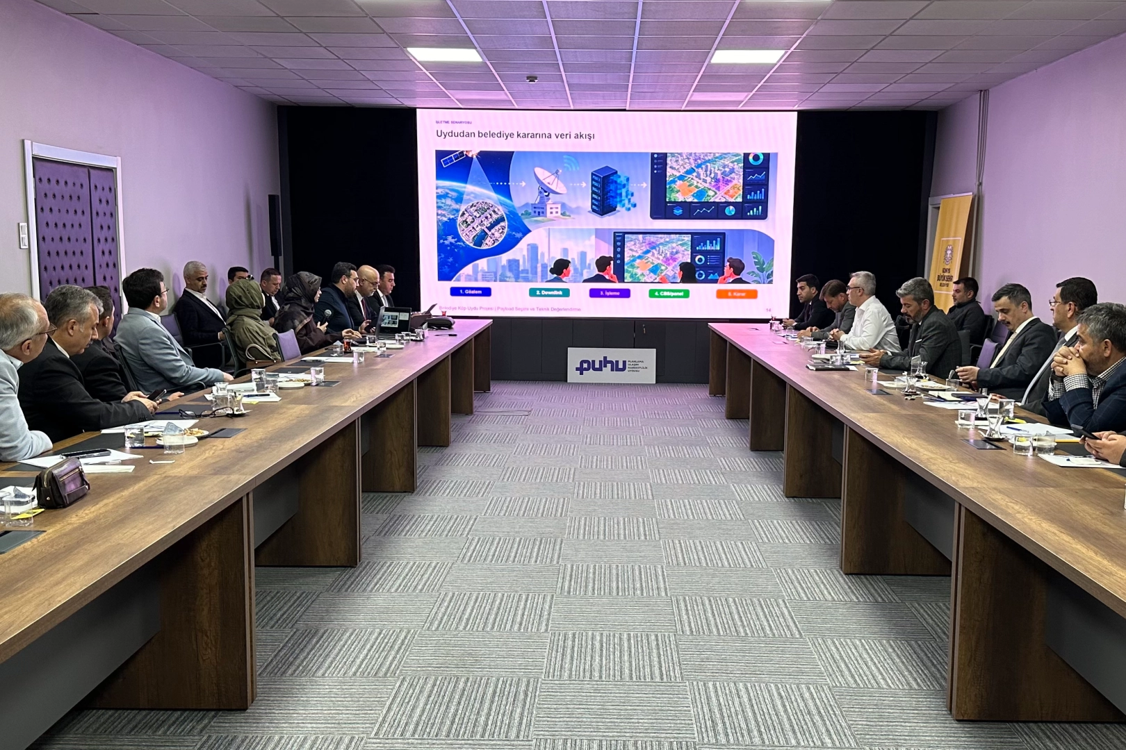 Konya Büyükşehir’de “puhu” uydu heyecanı