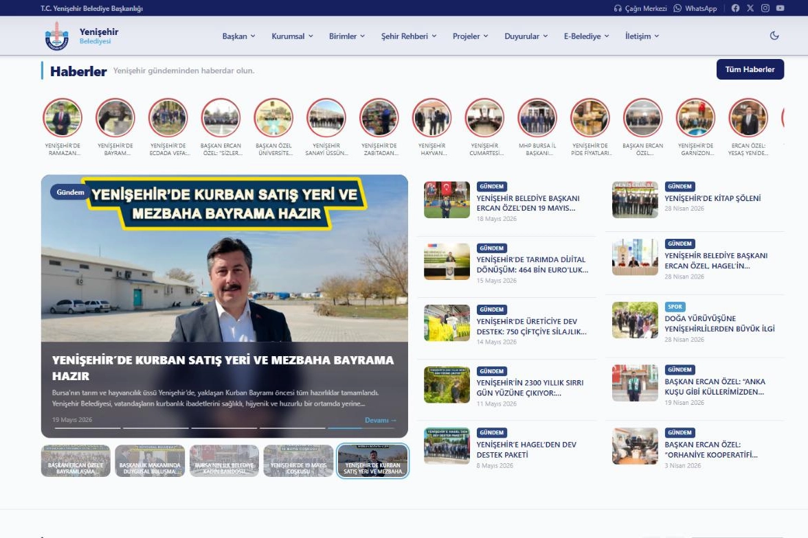 Yenişehir Belediyesi’nden dijitalde engelsiz dönem