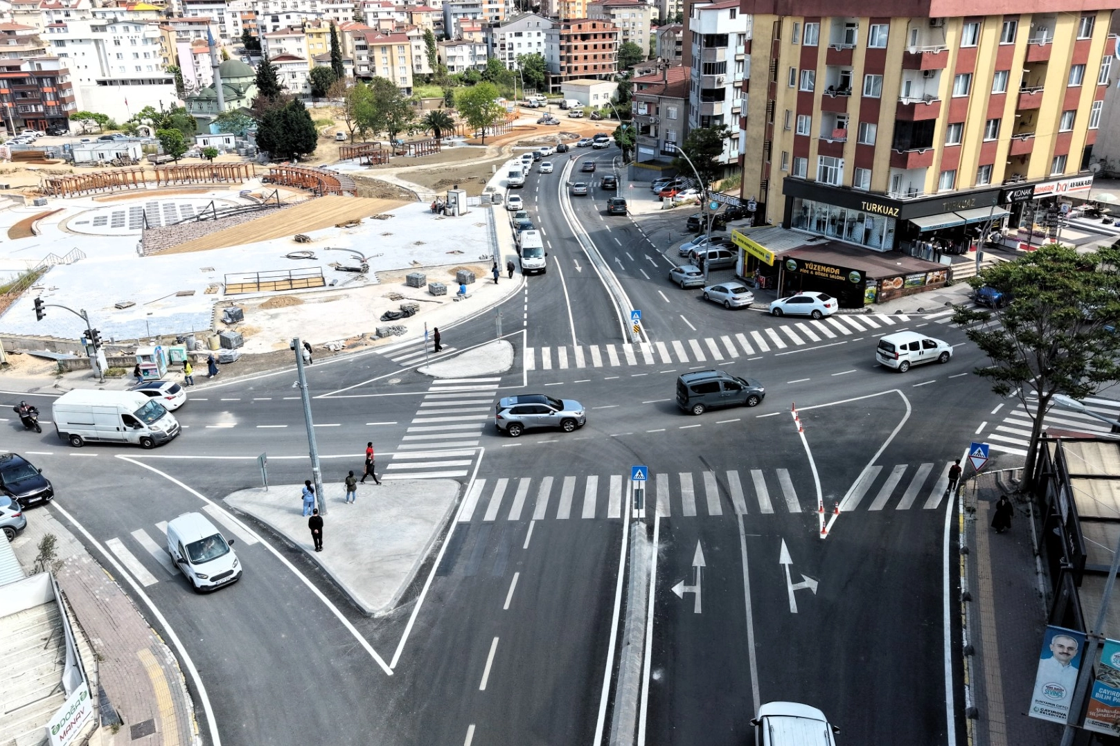 Çayırova’daki kavşakta Büyükşehir imzası