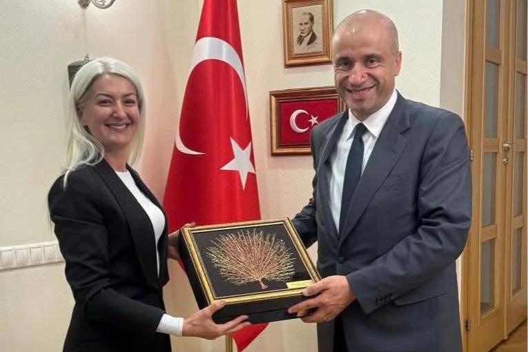Trakya eğitim ordusundan Filibe Başkonsolosu Manav’a ziyaret