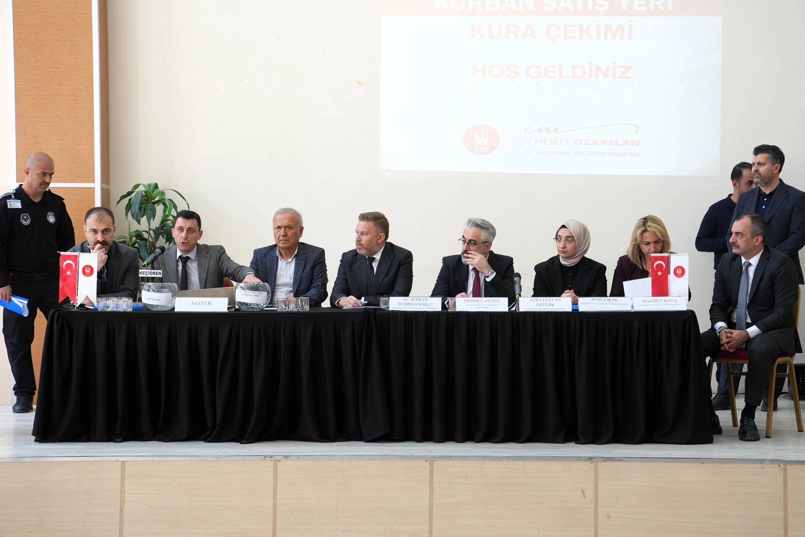 Ankara Keçiören’de kurban satış alanları noter huzurunda belirlendi