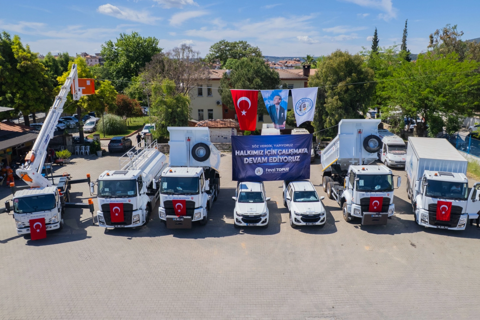 Muğla'da Milas Belediyesi araç filosunu güçlendiriyor