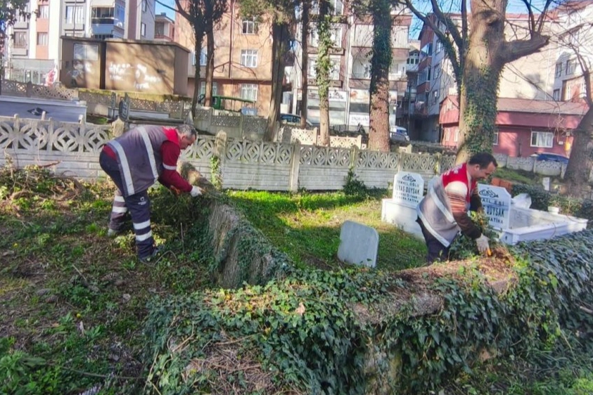 Ordu’da mezarlıklar bayram ziyaretine hazır