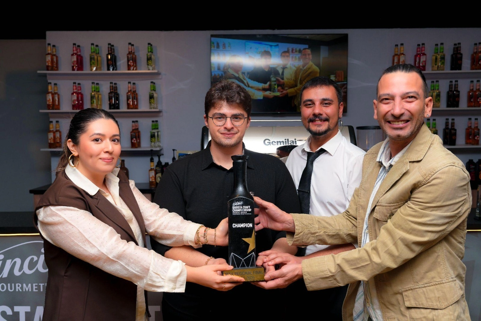 2025-26 DaVinci Gourmet Barista Craft Şampiyonası MISA Bölge Finali'nde Türkiye'den Çetin Alpay Başkan şampiyon oldu