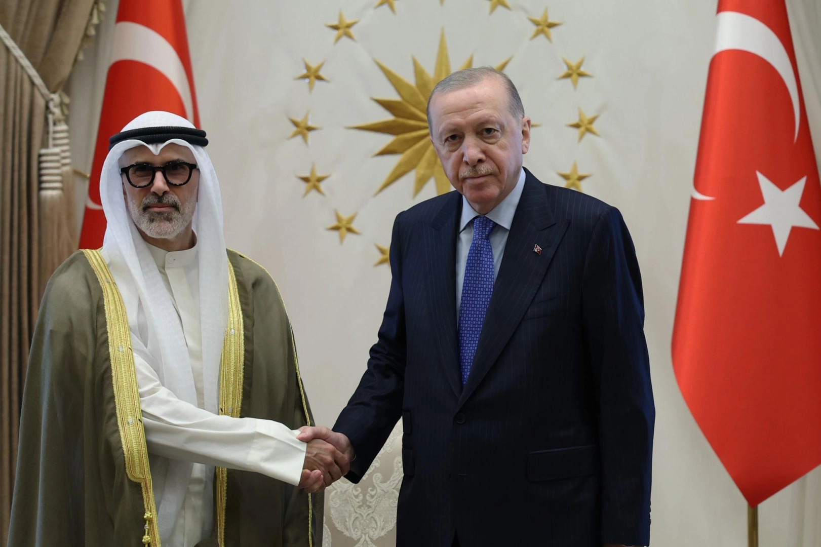 Cumhurbaşkanı Erdoğan, Kuveyt Dışişleri Bakanı Sabah’ı kabul etti