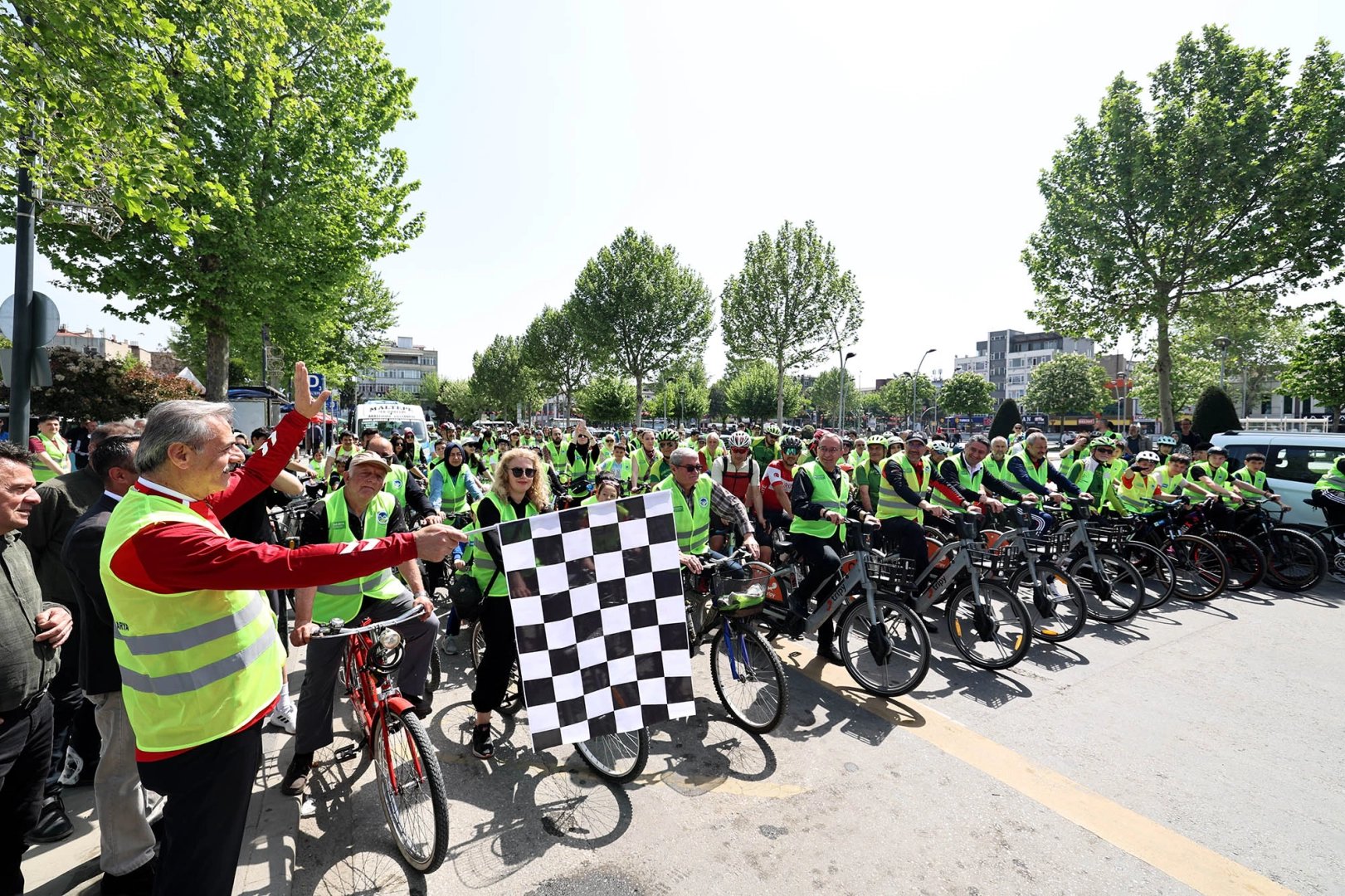Sakarya'da pedallar farkındalık için çevrildi
