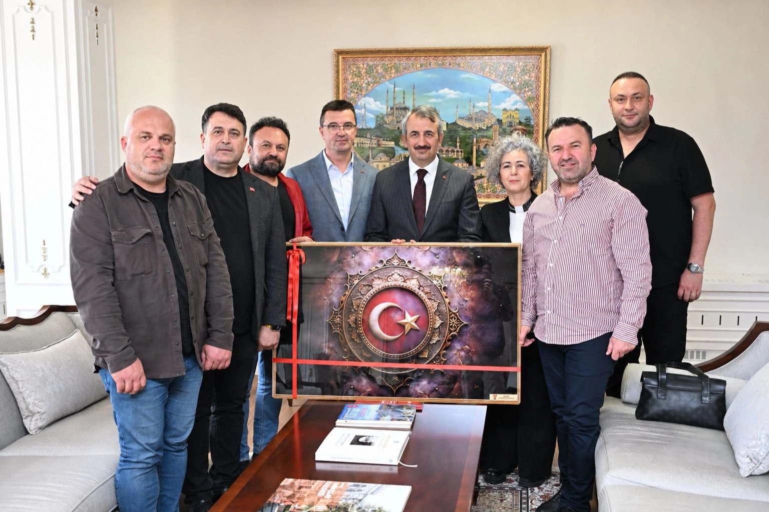 Edirne Gazeteciler Derneği’nden Vali Sezer’e ziyaret