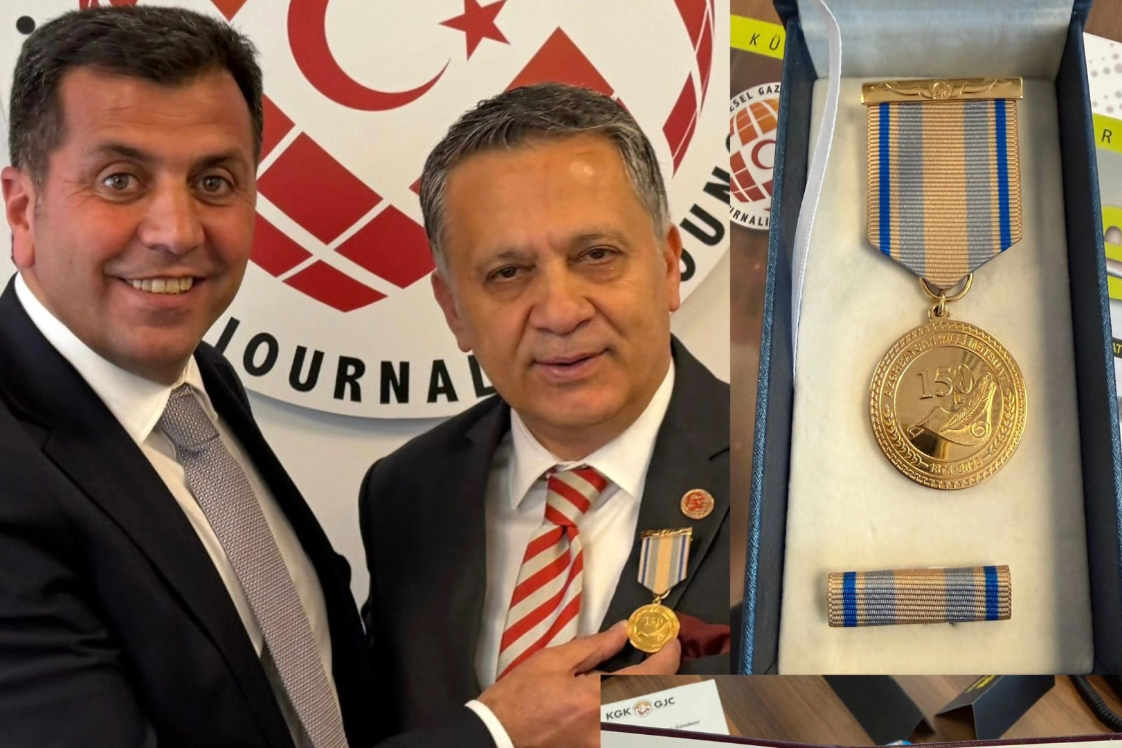 KGK Genel Başkanı Dim’e büyük onur...Azerbaycan'dan Karabağ sürecindeki katkıya madalya