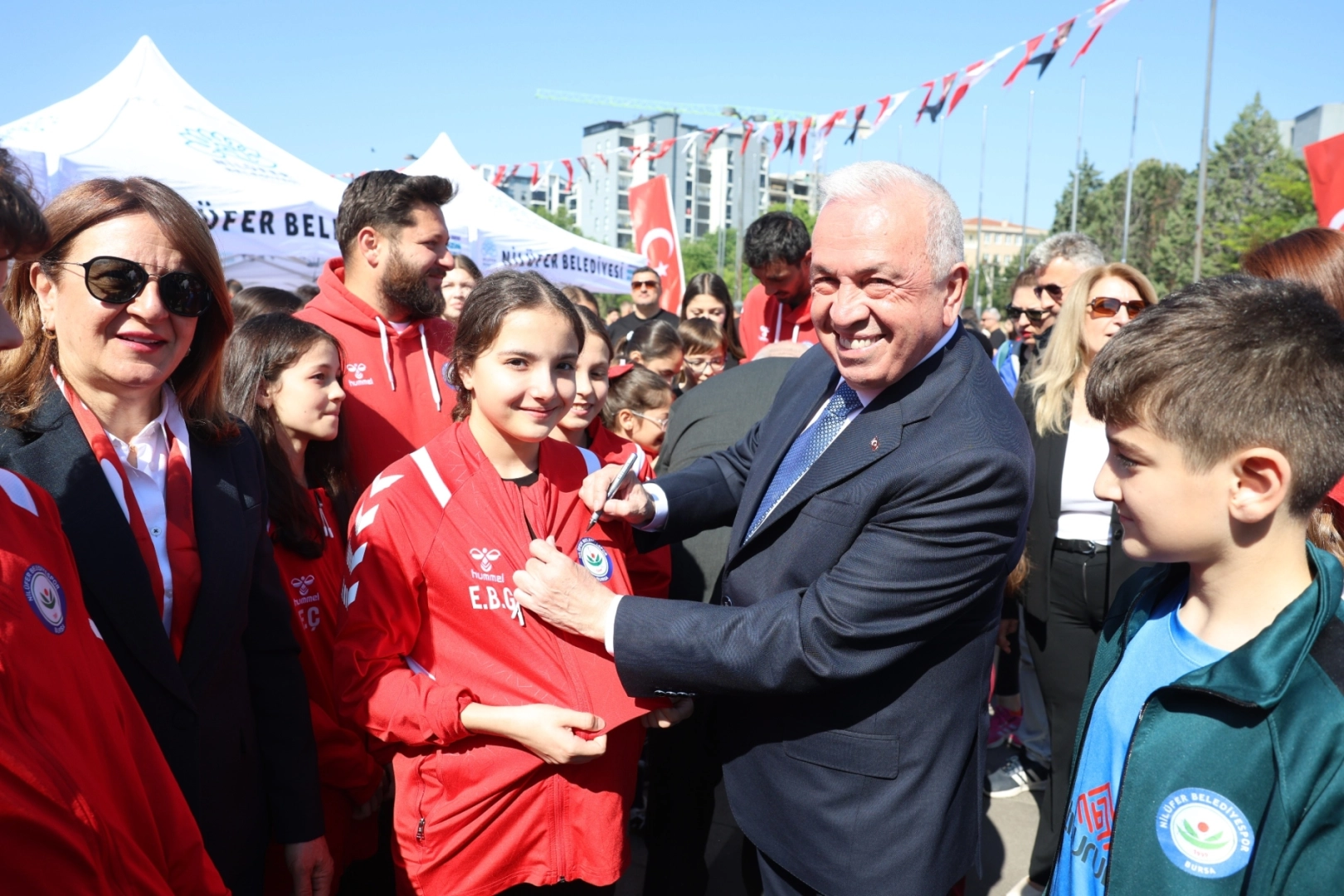 Bursa Nilüfer'de 19 Mayıs’a coşkulu karşılama