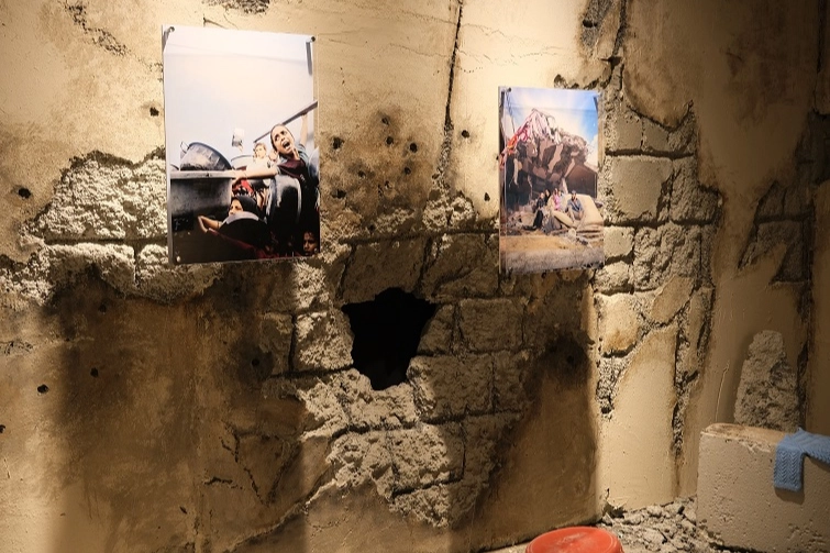 Teknoloji ile insani hikâyeler buluştu... Gazze Mektupları” sergisi ziyarete açıldı
