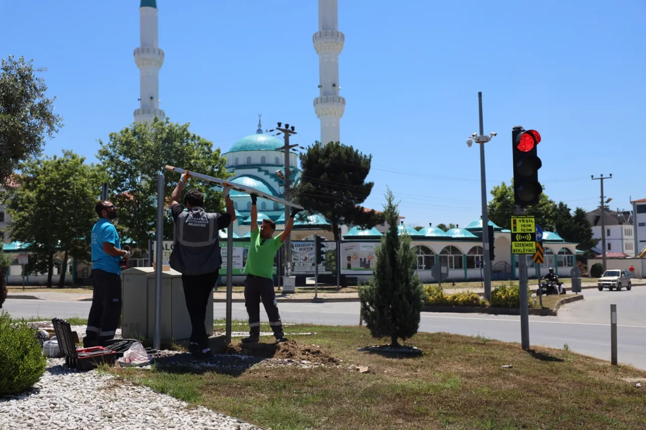 Sakarya'nın kavşaklarında elektrik kesintisine son