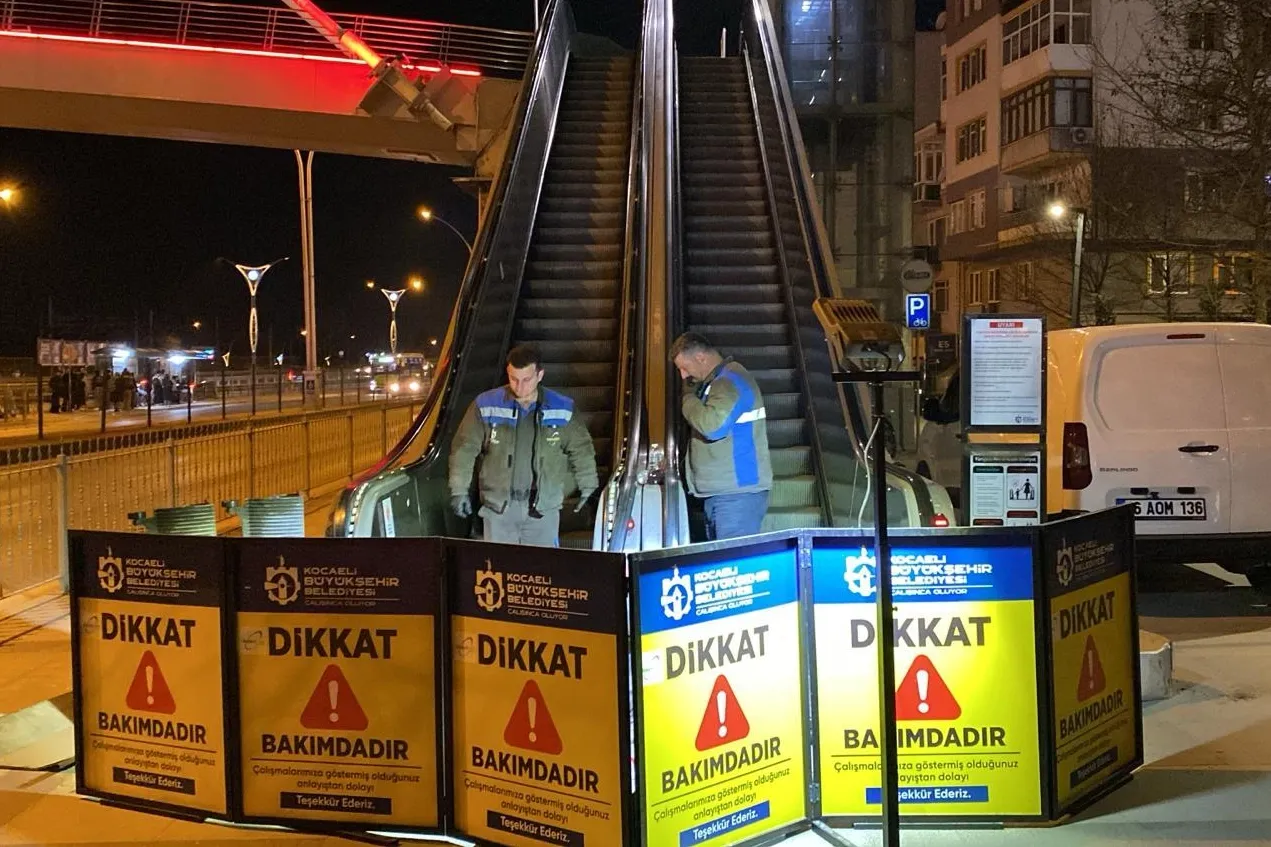 Kocaeli'de asansör ve yürüyen merdivenlere sıkı takip