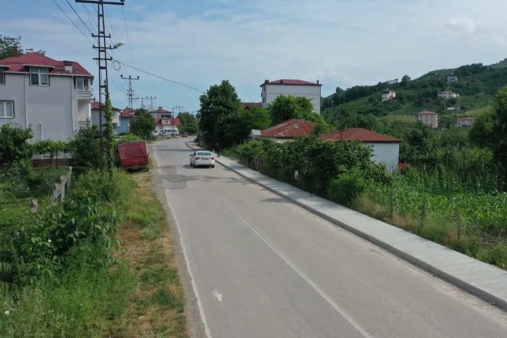 Ordu Kayabaşına modern kaldırım