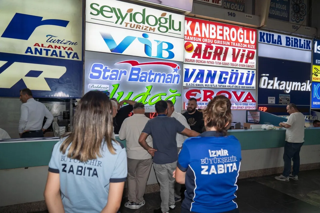 İzmir Otogarı'nda işgale haciz