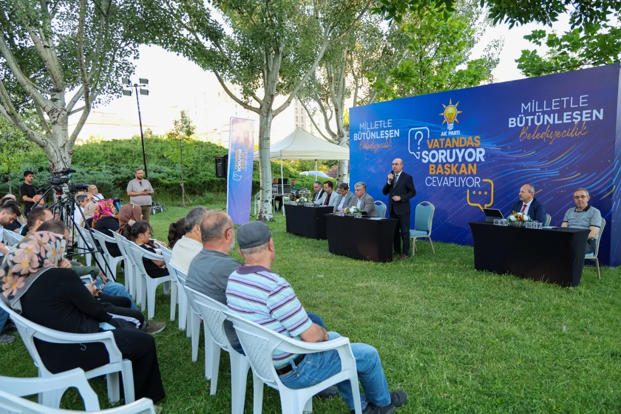 Konya Selçuklu'da vatandaş soruyor, başkan cevaplıyor
