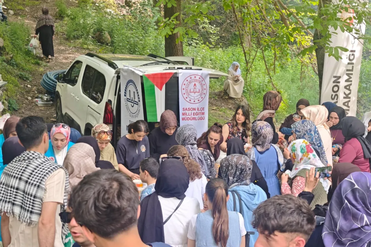 Batman Sason’da Gazze yararına kermes düzenlendi