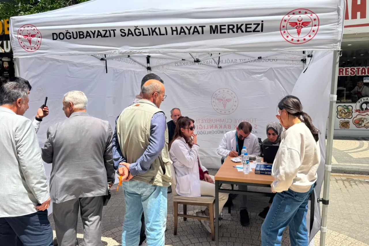 Doğubayazıt İlçe Sağlık'tan sağlıklı yaşama örnek çalışma