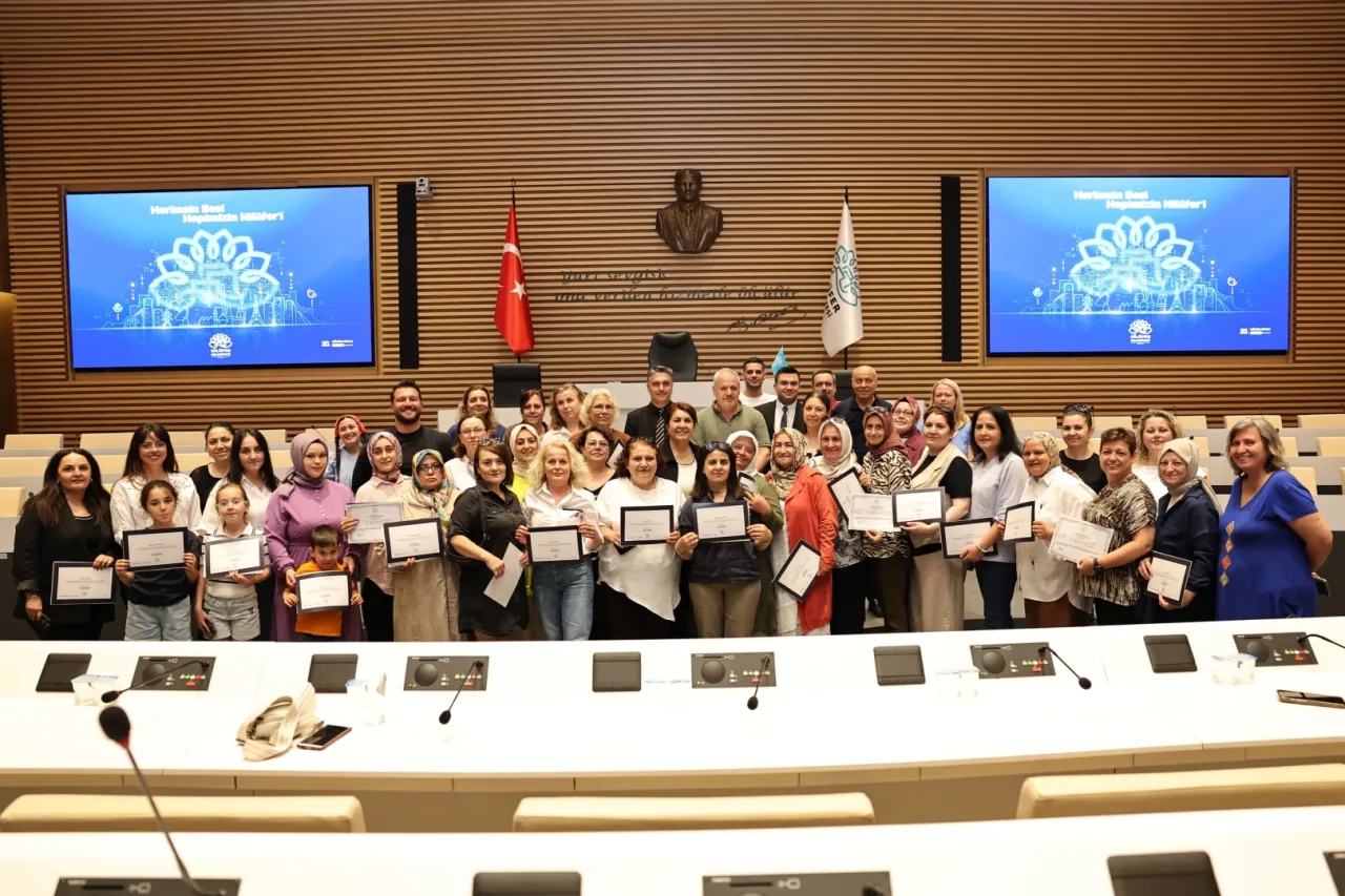 Bursa Nilüfer’de sertifikalı kadın gücü