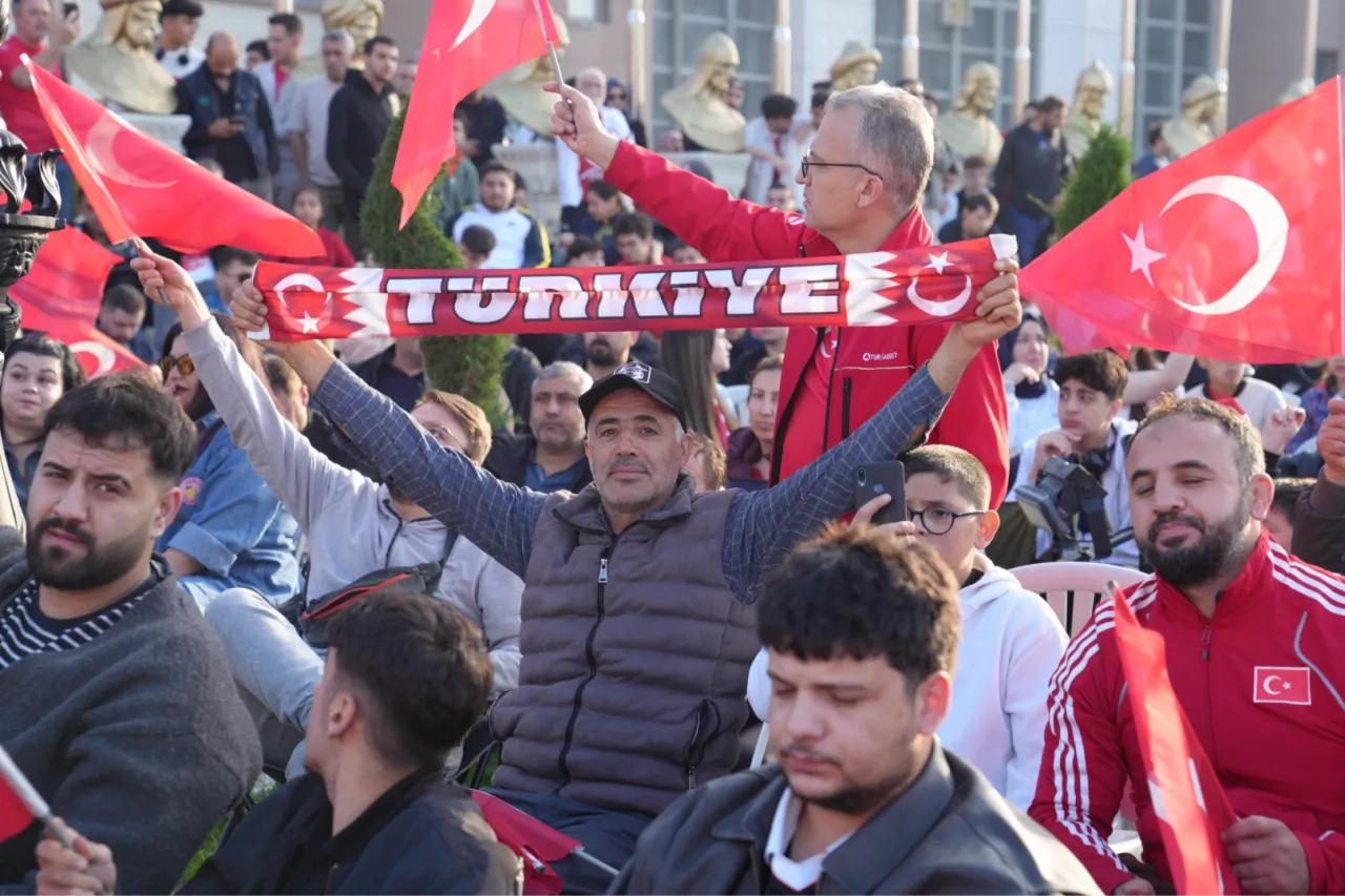Ankara Keçiören'de milli heyecan