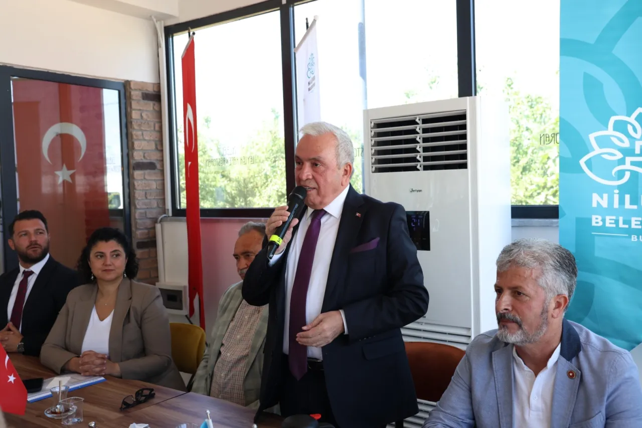 Bursa Nilüfer'de Başkan Özdemir, turizm projelerini muhtarlara anlattı