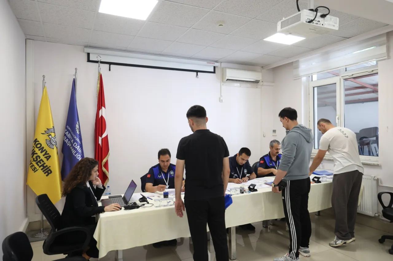 Konya'da zabıta alımı başvuruları devam ediyor