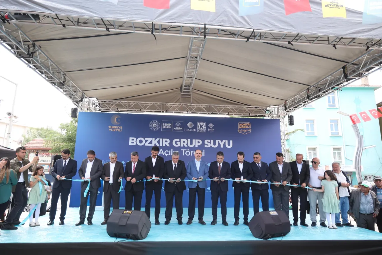 Konya’da Grup Suyu Projesi hizmete girdi