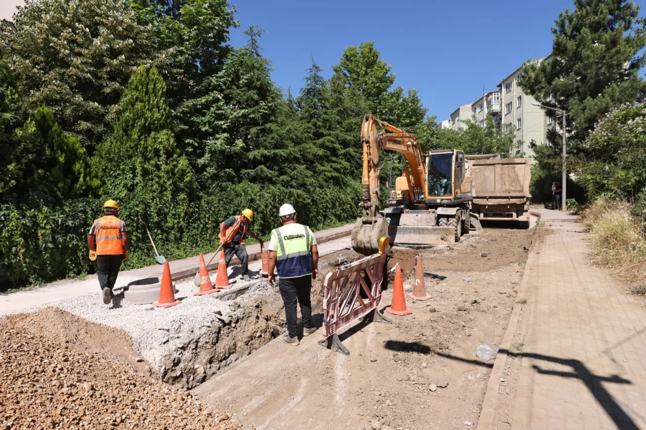 Bursa İnegöl'de Büyüşehir'den altyapı hamlesi