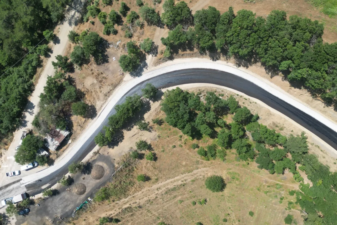 Bursa Büyükşehir, Osmangazi Dağakça Yolu'nu yeniledi