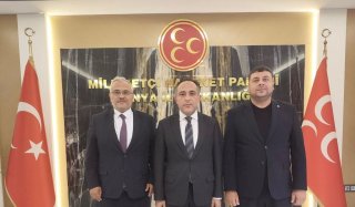 MHP İl Başkanlığı’nı ziyaret ettiler