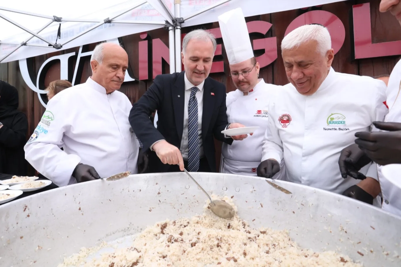 7 bölgenin 7 pilavı Bursa İnegöl'de tanıtıldı