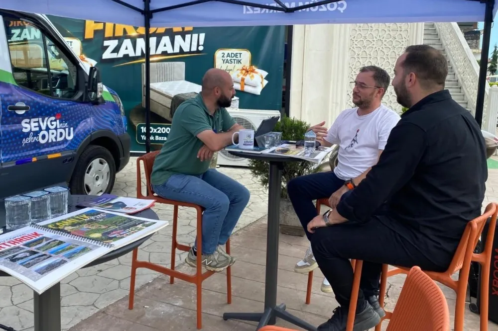 Ordu’da Çözüm Merkezi ilçe ziyaretlerini sürdürüyor