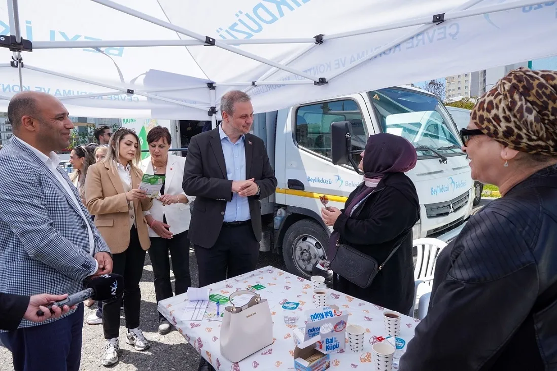 Beylikdüzü'nde geri dönüşüme teşvik eden uygulama