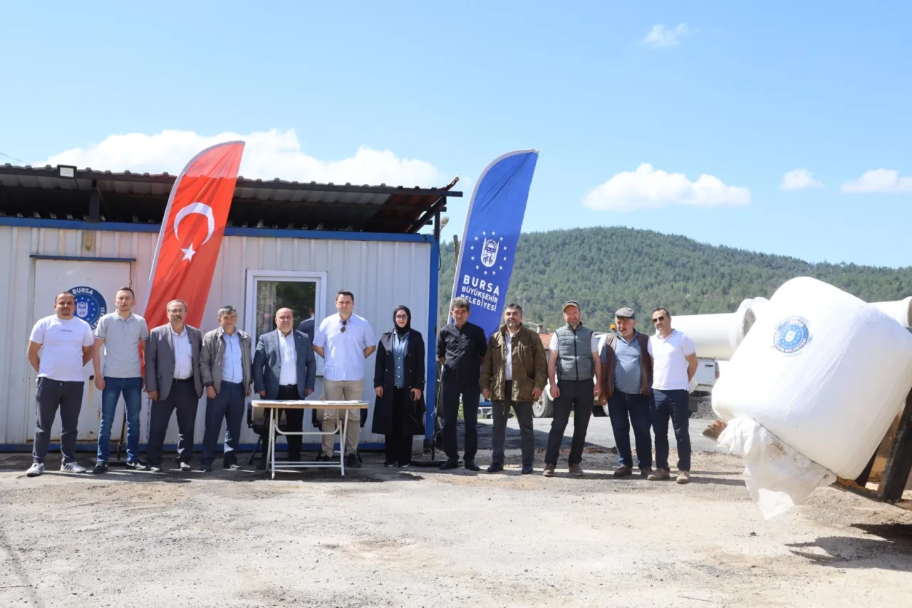Bursa Büyükşehir'den üreticiye kaba yem desteği