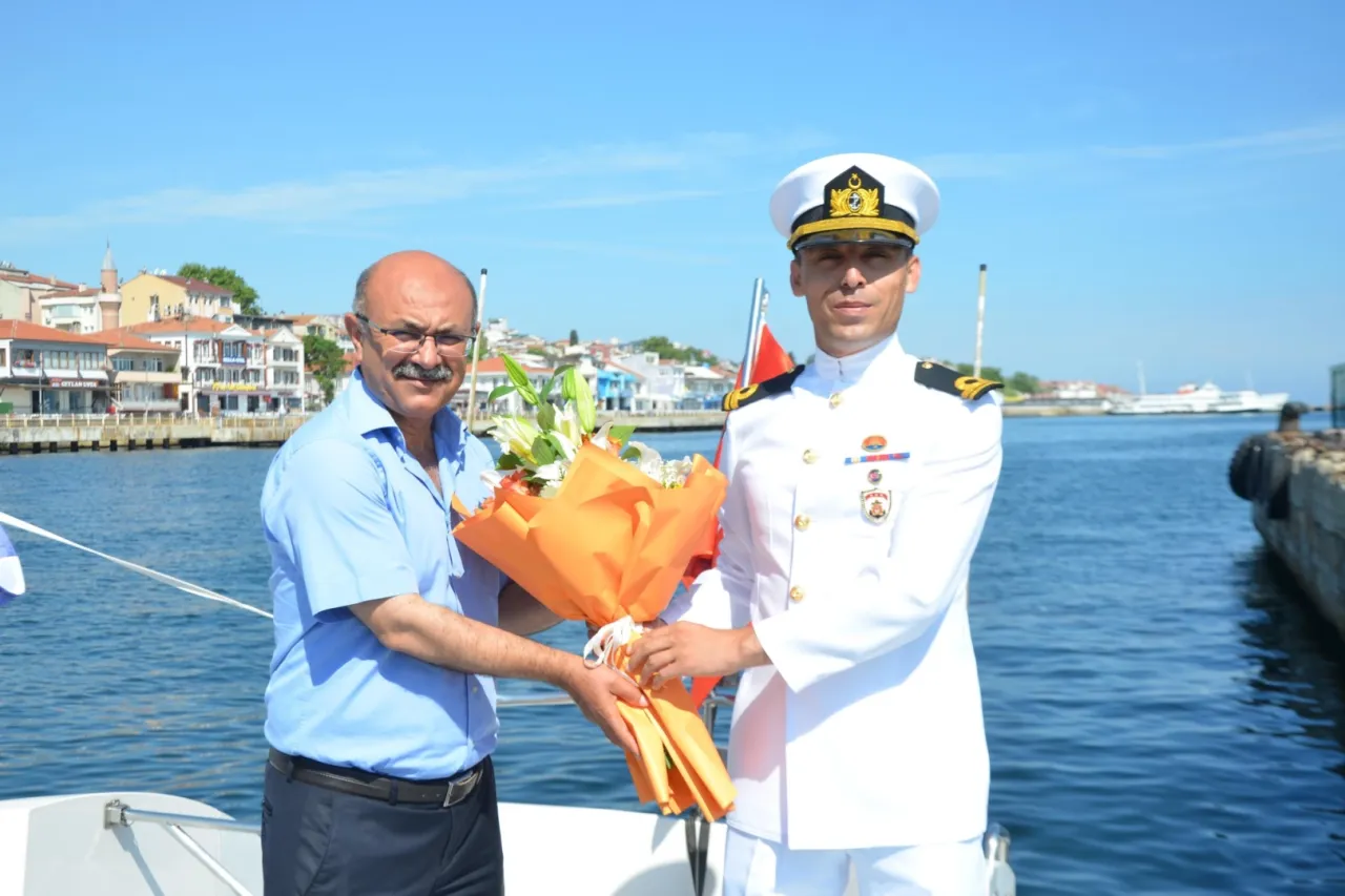 Bursa Vali Yardımcısı Güney'den Mudanya'da Sahil Güvenlik'e ziyaret