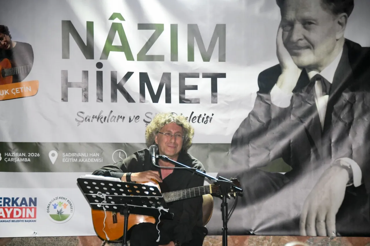 Nazım Hikmet Bursa Osmangazi’de şiir ve şarkılarla anıldı