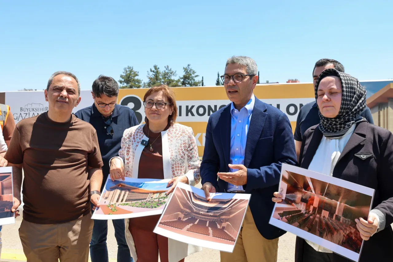 Gaziantep'te bölgenin en büyük kongre merkezi hazırlığı