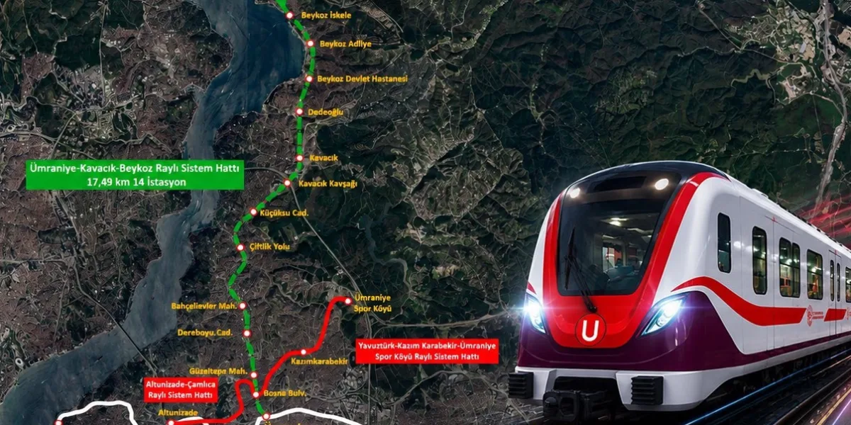 Ümraniye-Kavacık-Beykoz Raylı Sistem Hattı yapımını Bakanlık üstlenecek