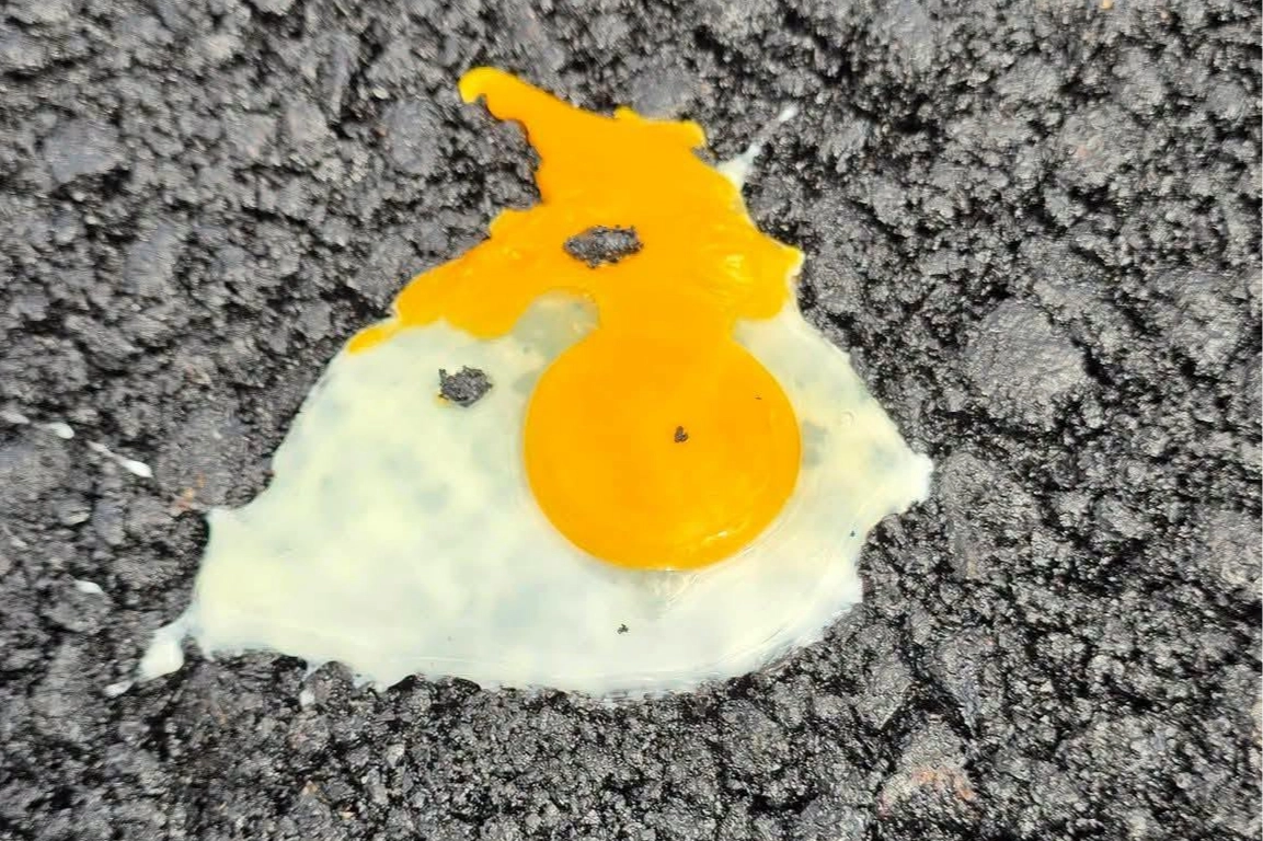 Subaşı’nda sıra dışı asfalt testi!