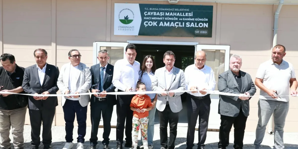 Bursa Osmangazi Belediyesi’nden çok amaçlı salon hizmeti