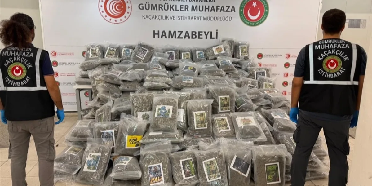 Gümrük'te uyuşturucu kaçakçılığına darbe! Hamzabeyli’de 288 kilo esrar ele geçirildi