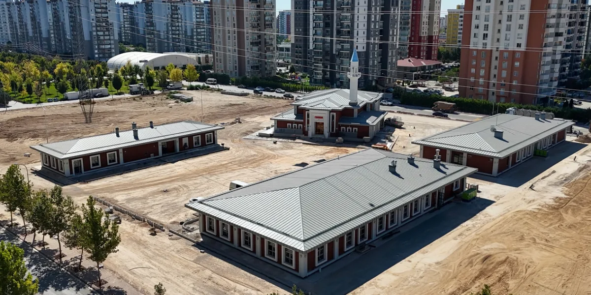 Selçuklu Yazır Mahalle Külliyesi'nde son rötuşlar