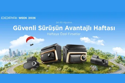 DDPAI Week ilk kez Türkiye'de başlıyor: Akıllı araç kameralarında özel indirimler ve hediyeler