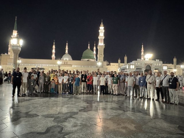 Konya’da yarışmanın ilk kafilesi kutsal topraklarda